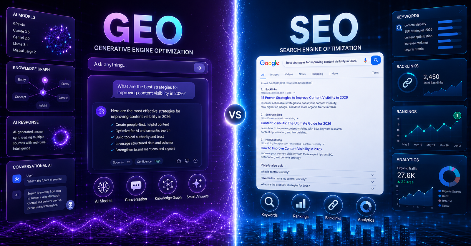 GEO vs SEO: What's the Difference and Why It Matters in 2026